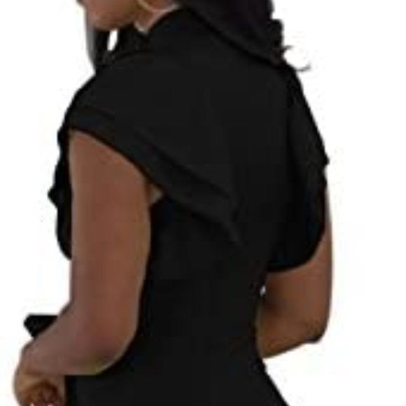 Women's Straight Long Pants Jumpsuits - Picture 7 of 9